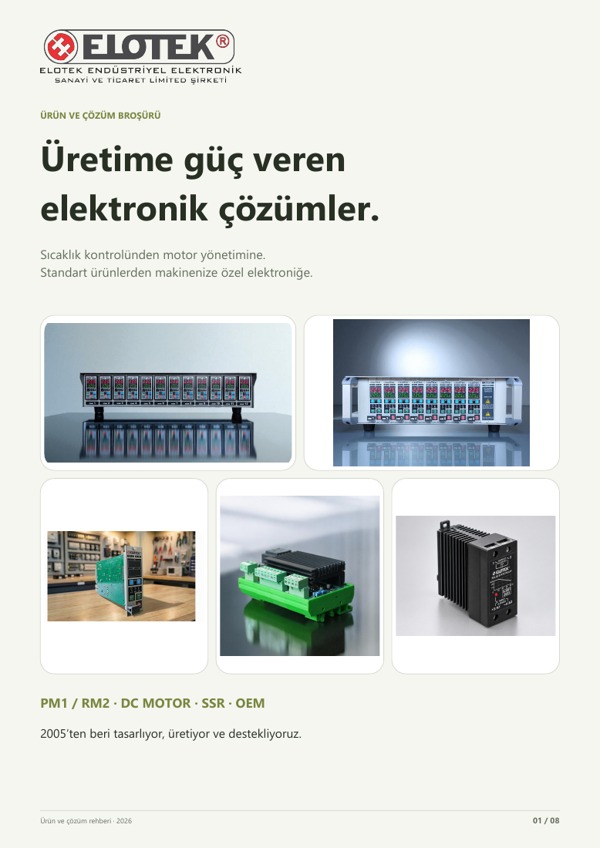 Ürün ve Çözüm Broşürü